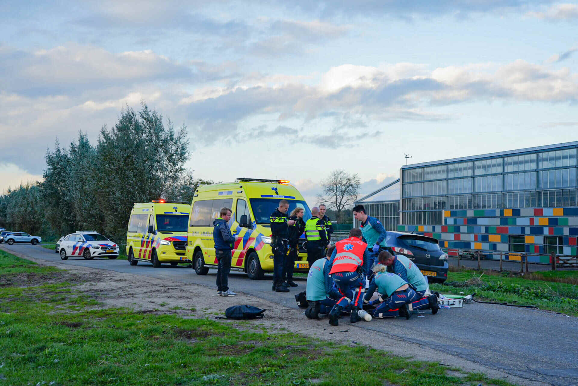 2019 04 27 4837 Loon op zand Loonsehoek nieuwe auto uit de bocht