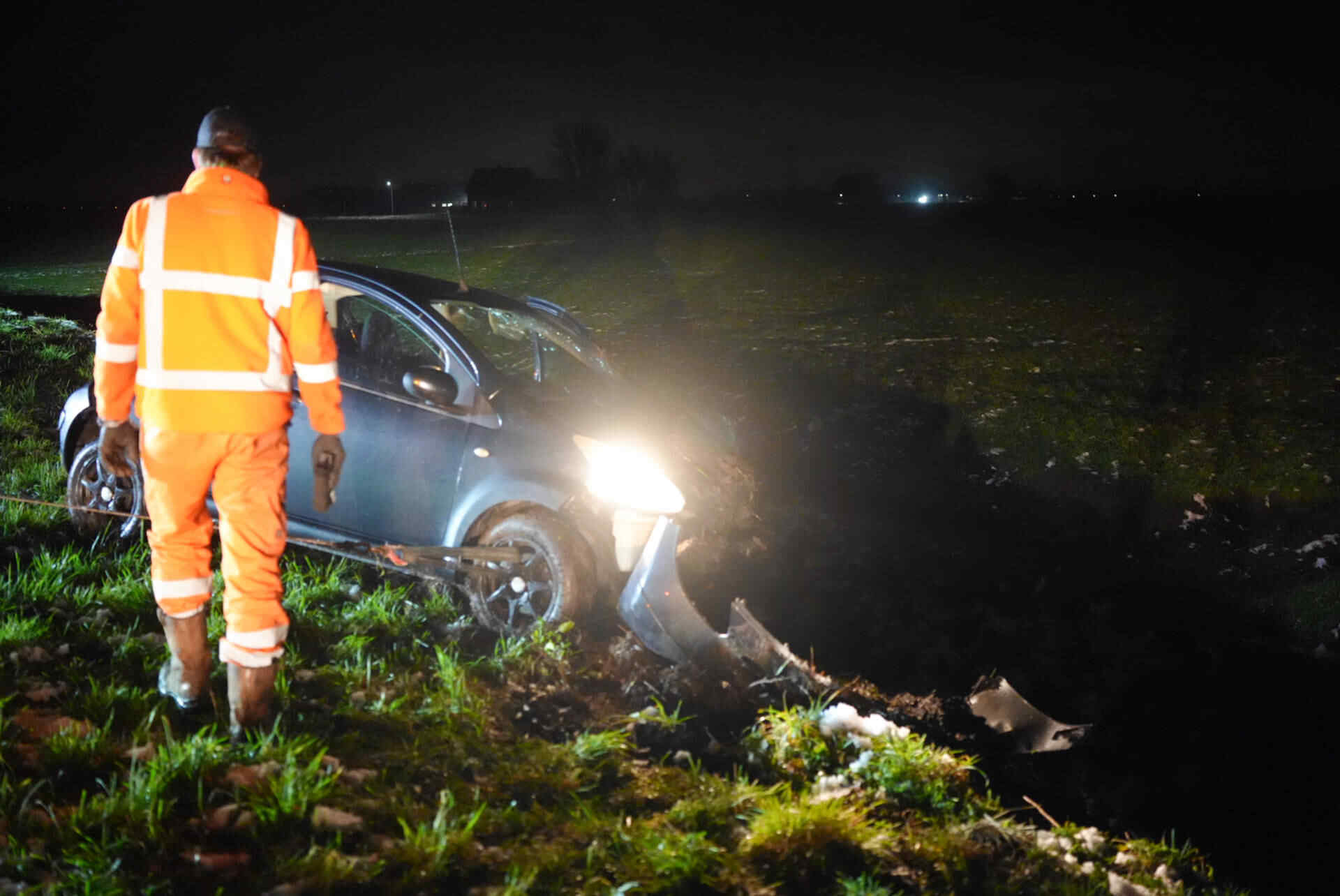 2019 04 27 4837 Loon op zand Loonsehoek nieuwe auto uit de bocht