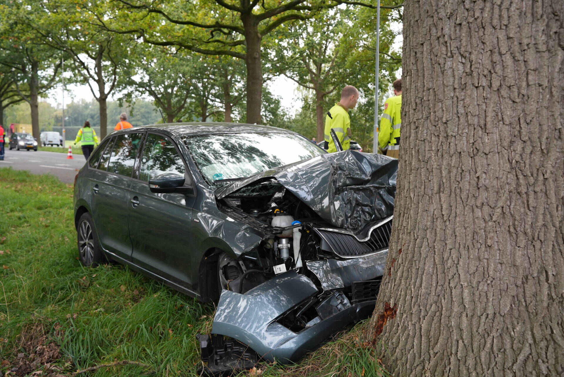 2019 04 27 4837 Loon op zand Loonsehoek nieuwe auto uit de bocht