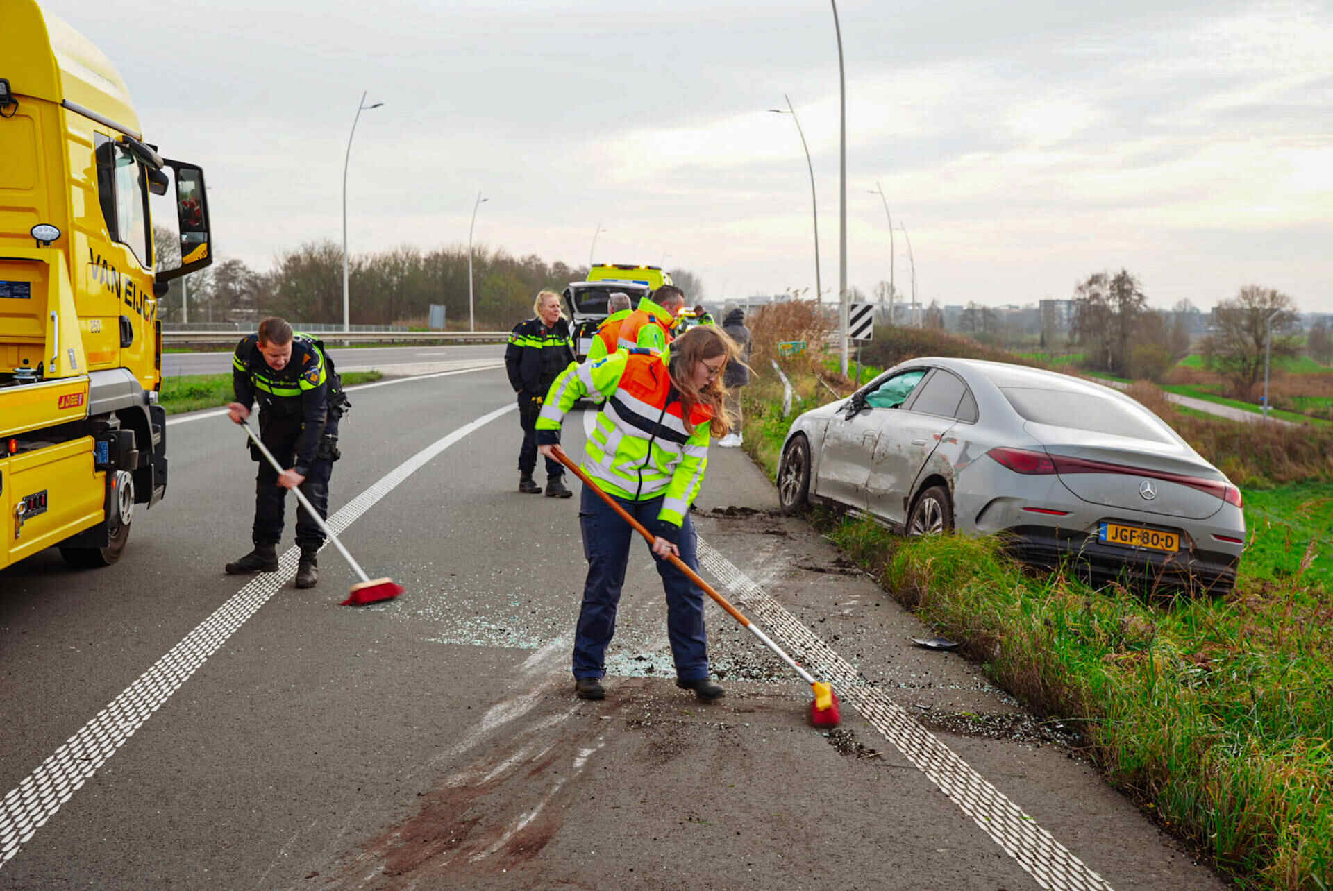 2019 04 27 4837 Loon op zand Loonsehoek nieuwe auto uit de bocht
